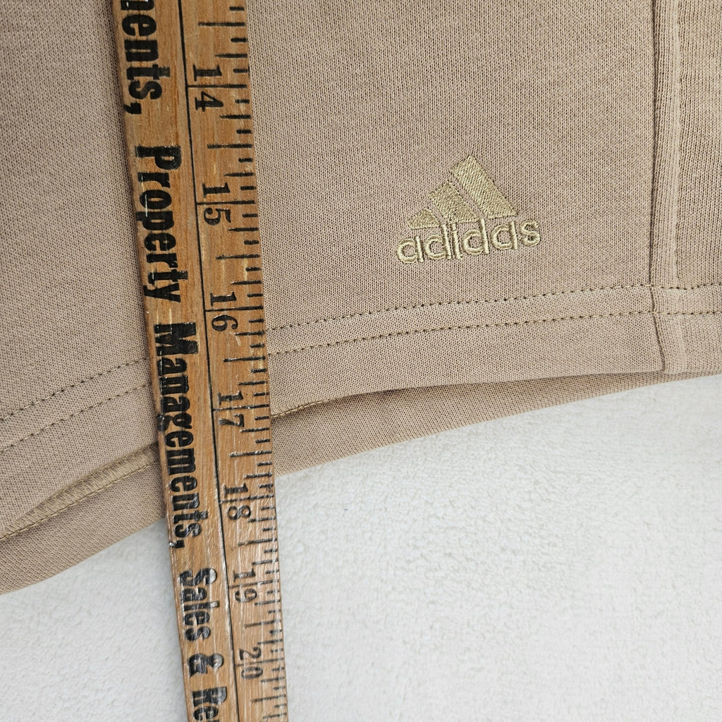 ADIDAS ALL SZN WOMEN'S XS SHORTS FLEECE SAND HT3837