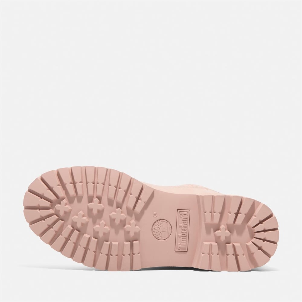 TIMBERLAND WOMEN'S 5.5 PREMIUM 6 INCH WP BOOT LT PINK NUBUCK NIB
