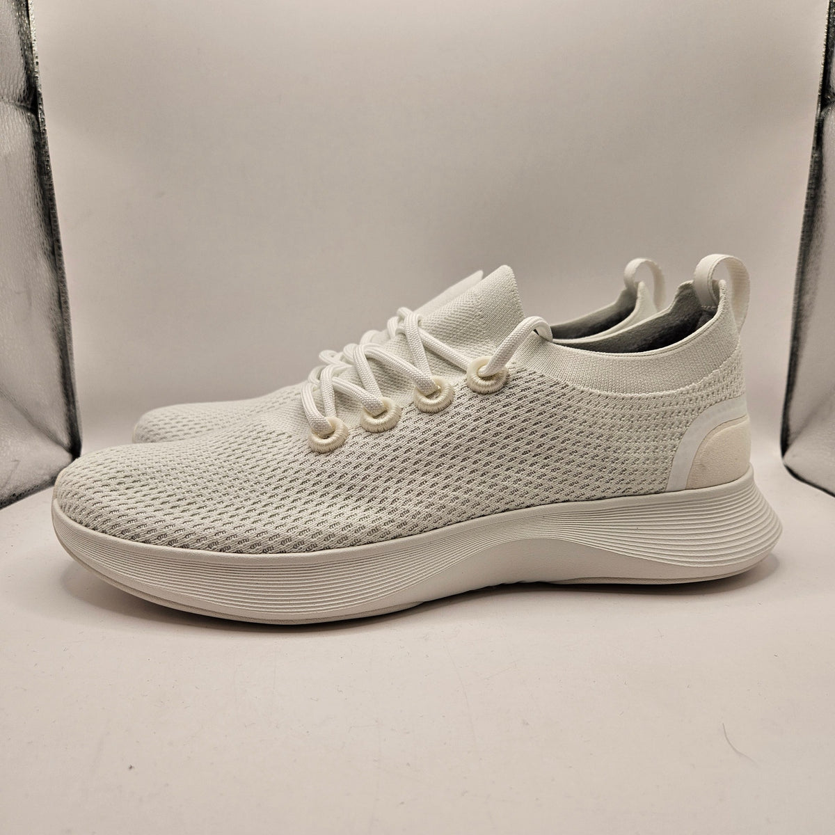 ALLBIRDS MEN'S 12.5 BLIZZARD WHITE DASHER NZ SNEAKERS A12445