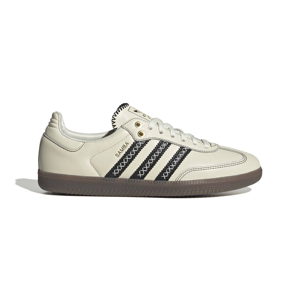 ADIDAS ORIGINALS MEN'S 10.5 SAMBA OG OFF WHITE BLACK LA6442 NIB