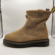 DR MARTENS MEN'S 9 ANISTONE LO SUEDE BIKER BOOTS SAVANNAH TAN