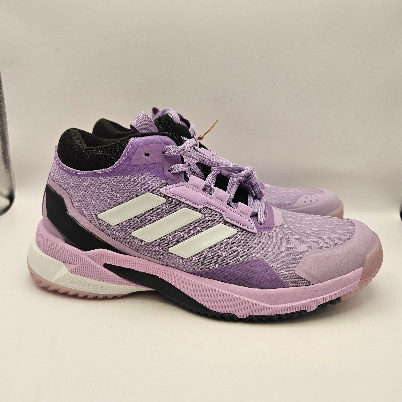 ADIDAS WOMEN'S 7.5 CRAZYFLIGHT 6 MID PURPLE INDOOR VOLLEYBALL SHOES HP7031 NWOB