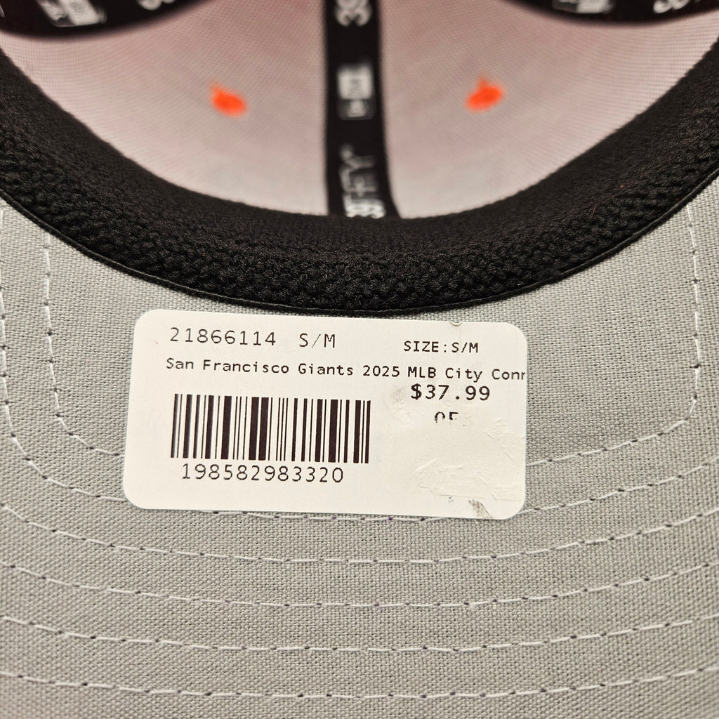 NEW ERA S/M SAN FRANSICO GIANTS 2025 CITY CONNECT BATTING ORANGE PURPLE NWT
