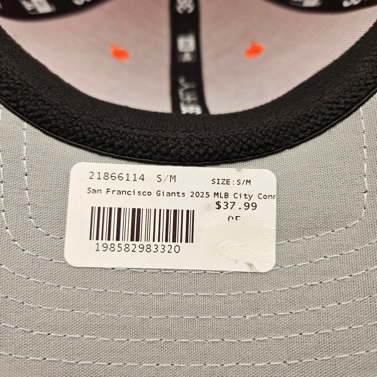 NEW ERA S/M SAN FRANSICO GIANTS 2025 CITY CONNECT BATTING ORANGE PURPLE NWT