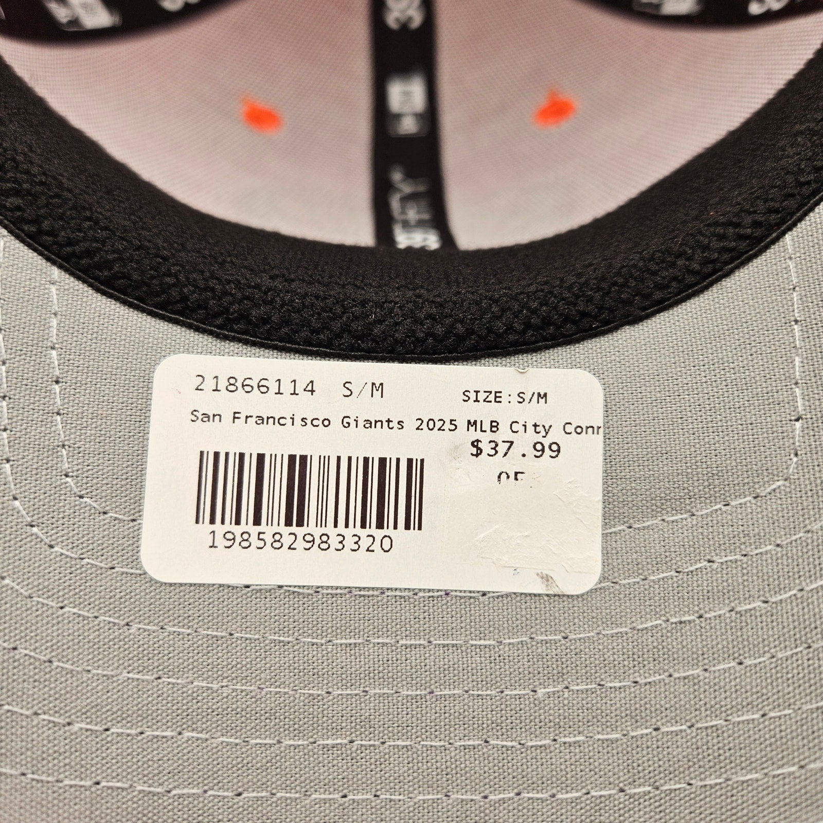 NEW ERA S/M SAN FRANSICO GIANTS 2025 CITY CONNECT BATTING ORANGE PURPLE NWT