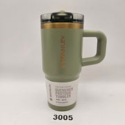 STANLEY 14oz THE QUENCHER PROTOUR FLIP STRAW TUMBLWER GREEN NWT