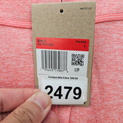 NIKE GIRLS LARGE ONE LUXE DRI FIT LEGGINGS DD7637-603 HEATHER PINK NWT