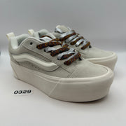 Vans Women's 5 Platform Suede Leather Gray/White