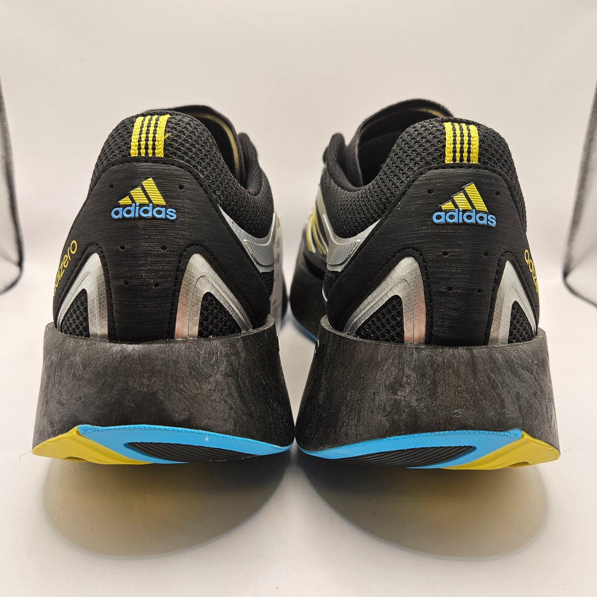 ADIDAS MEN'S 13 ADIZERO ARUKU CORE BLACK PURE SULFUR NWOB JR1476