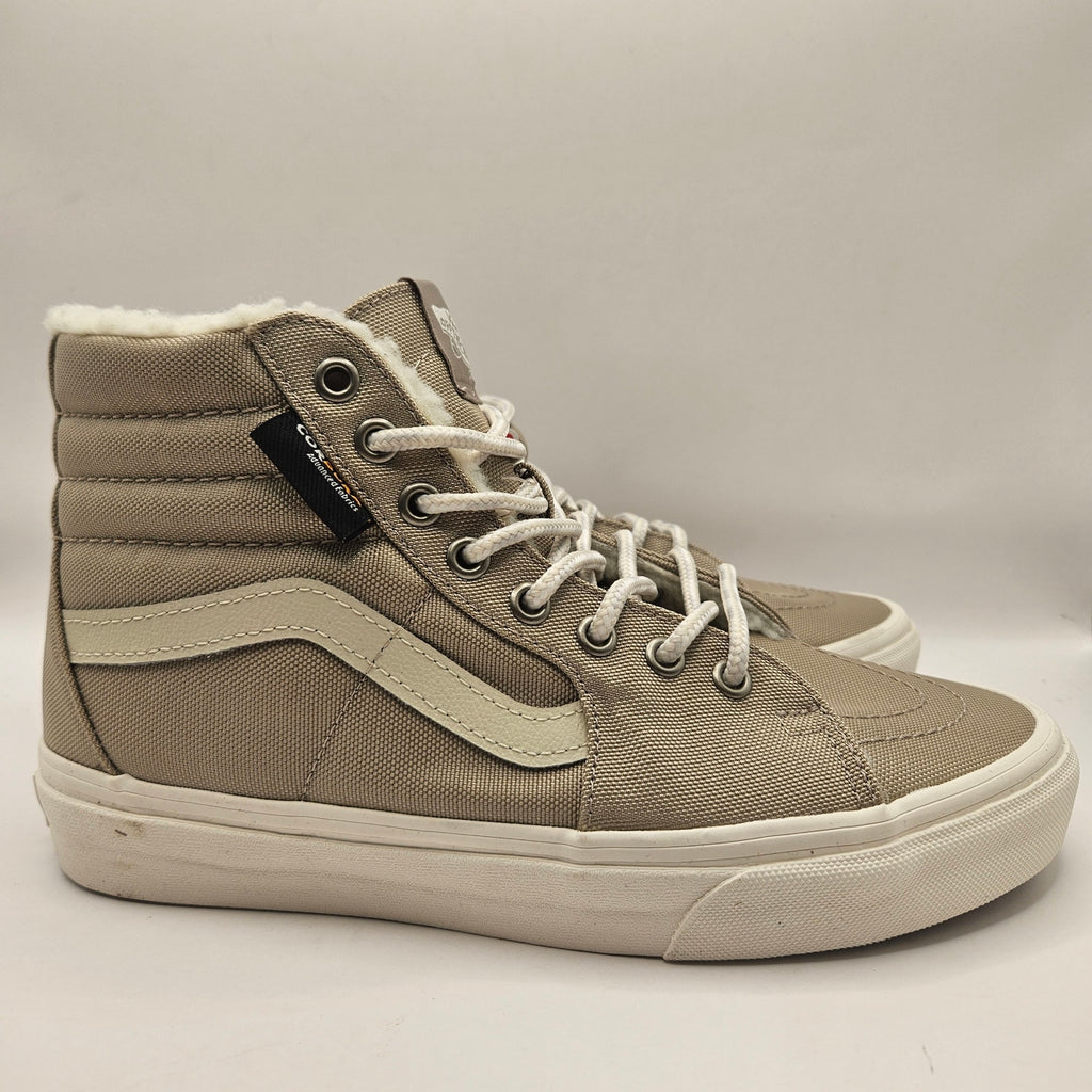 VANS WOMEN'S 8 CORDURA SK8 HI SHERPA WALNUT CLASSIC SKATE SHOES NWOB