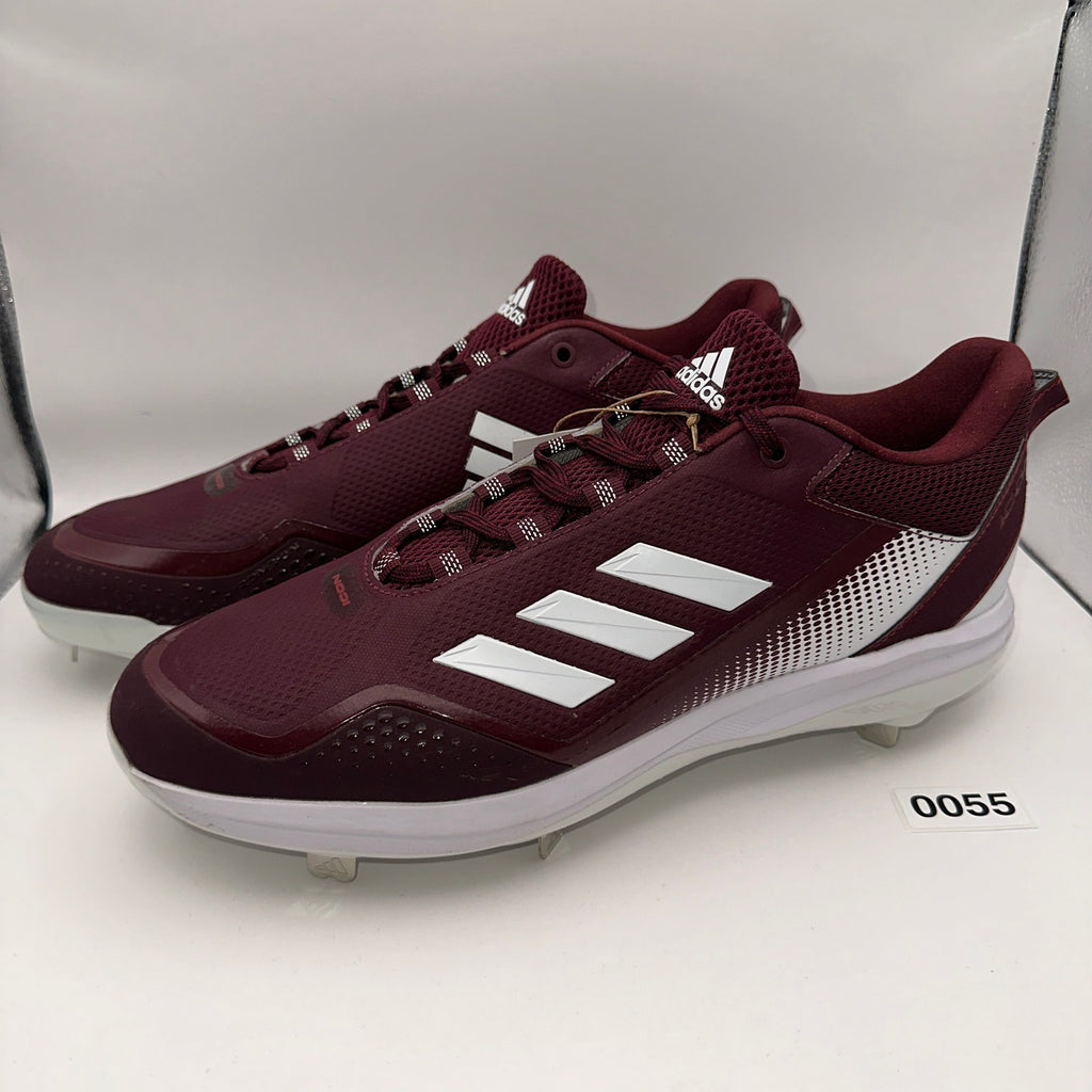 Adidas Icon 7 Mens 13.5 Maroon Baseball Metal Cleats FZ1555