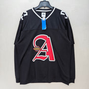 ADIDAS MEN'S SMALL ORIGINALS TREFOIL OG 2 IN 1 JERSEY BLACK RED RARE KS5328