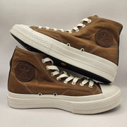 CONVERSE MEN'S 9 FIRST STRING BROWN VIBRAM ALL LEATHER CHUCK TAYLOR A17915C