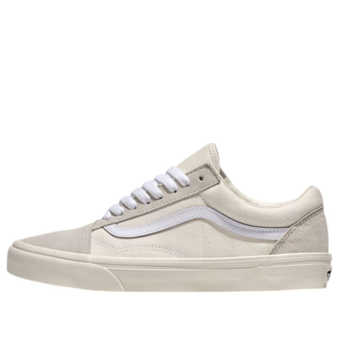 VANS MEN'S 10 OLD SKOOL MONOCHECKERBOARD WHITE NIB LOW TOP SNEAKER
