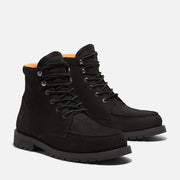 TIMBERLAND MEN'S 8 REDWOOD FALLS MID LACE WATERPROOF BLACK NUBUCK BOOTS