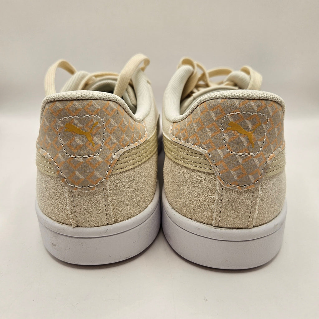 PUMA MEN'S 9 SMASH 3.0 GEOMETRIC TAN SUEDE SNEAKERS 403485-01 NWOB