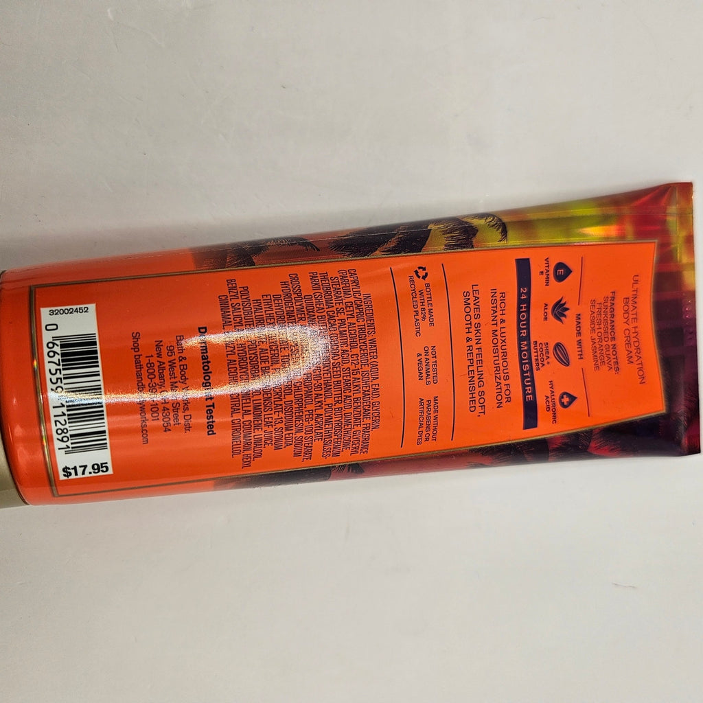 BATH & BODY WORKS 2PK FIJI SUNSHINE GUAVA-TINI BODY CREAM LOTION 8oz NEW