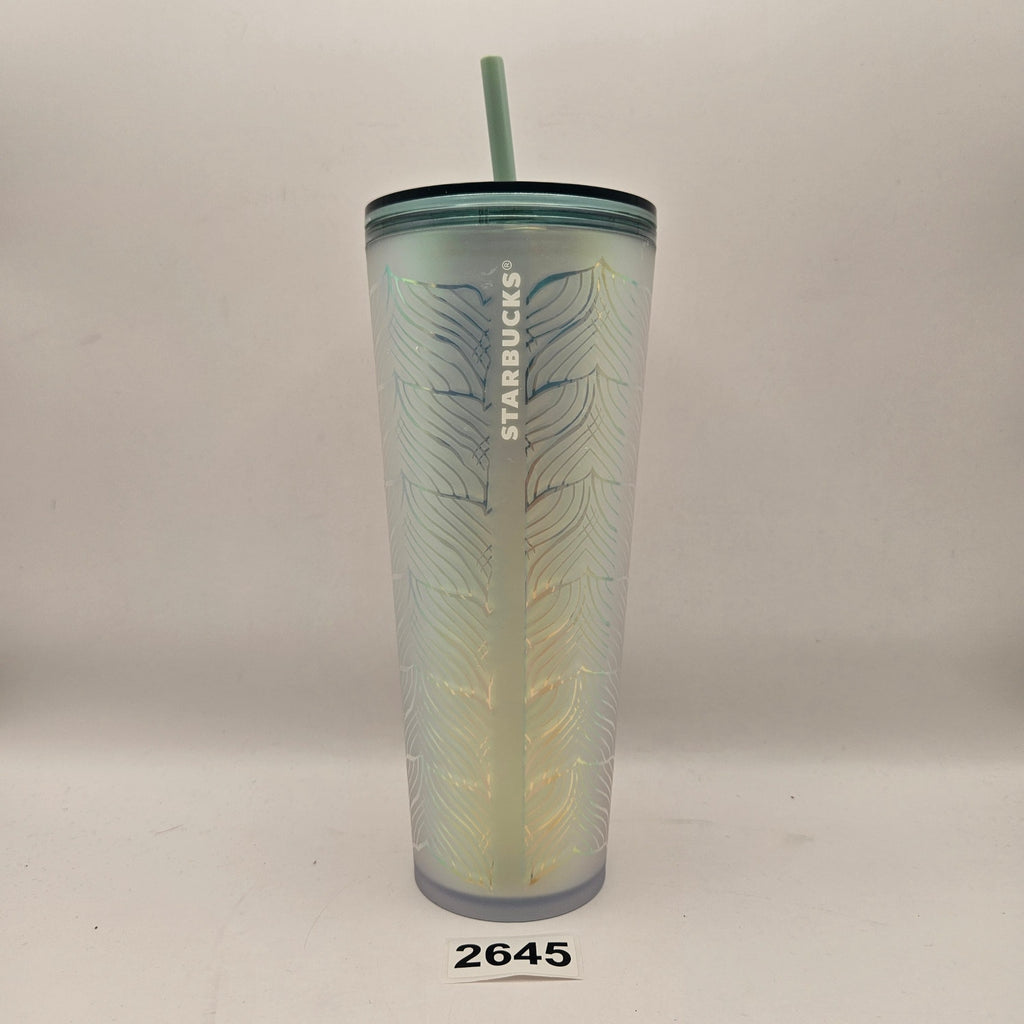 STARBUCKS 24oz MATTE IRIDESCENT MEREMAID TAIL TUMBLER