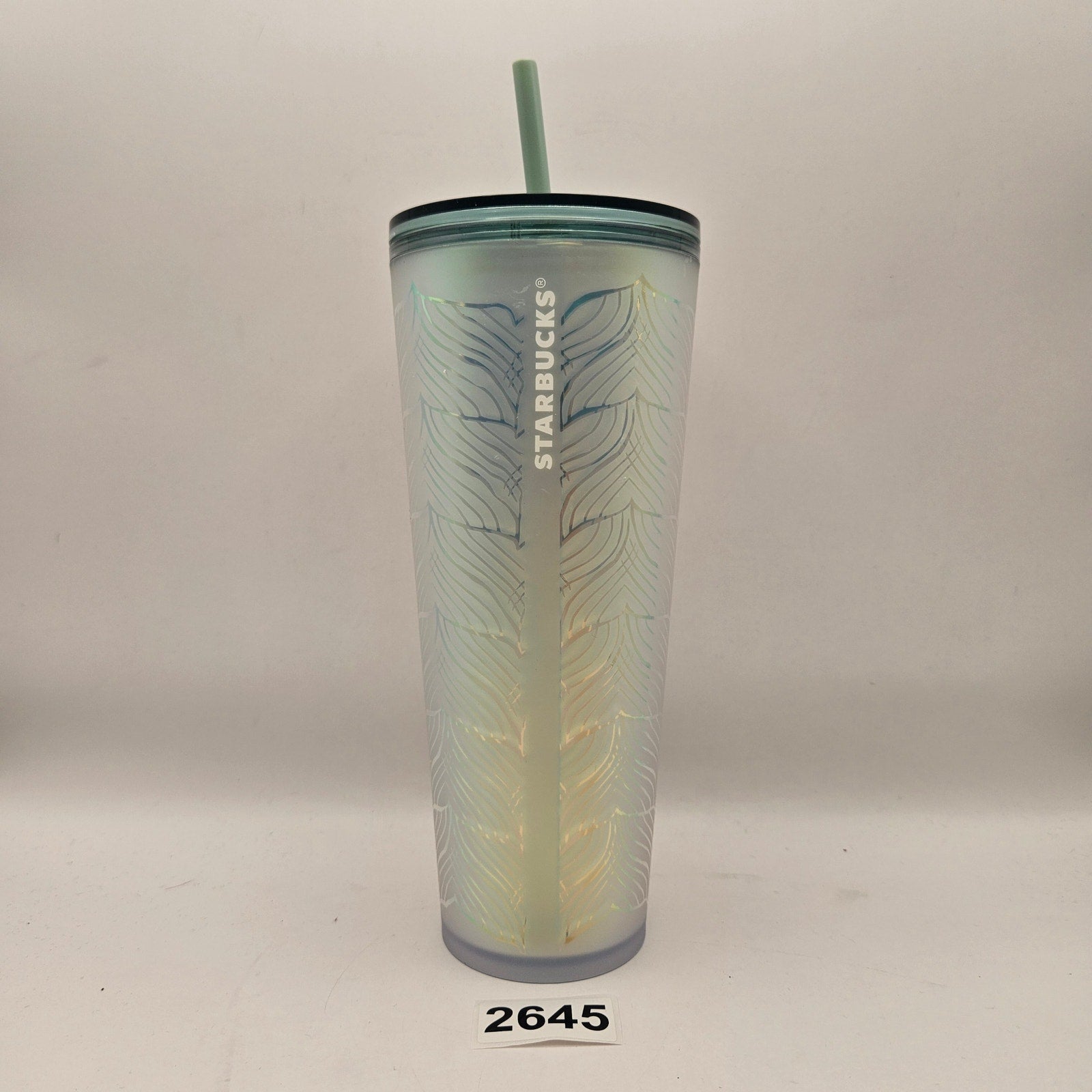 STARBUCKS 24oz MATTE IRIDESCENT MEREMAID TAIL TUMBLER