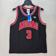 ADIDAS MEN'S MEDIUM ORIGINALS TREFOIL BLACK TANK SIDELINE JERSAEY KG2847 THICK