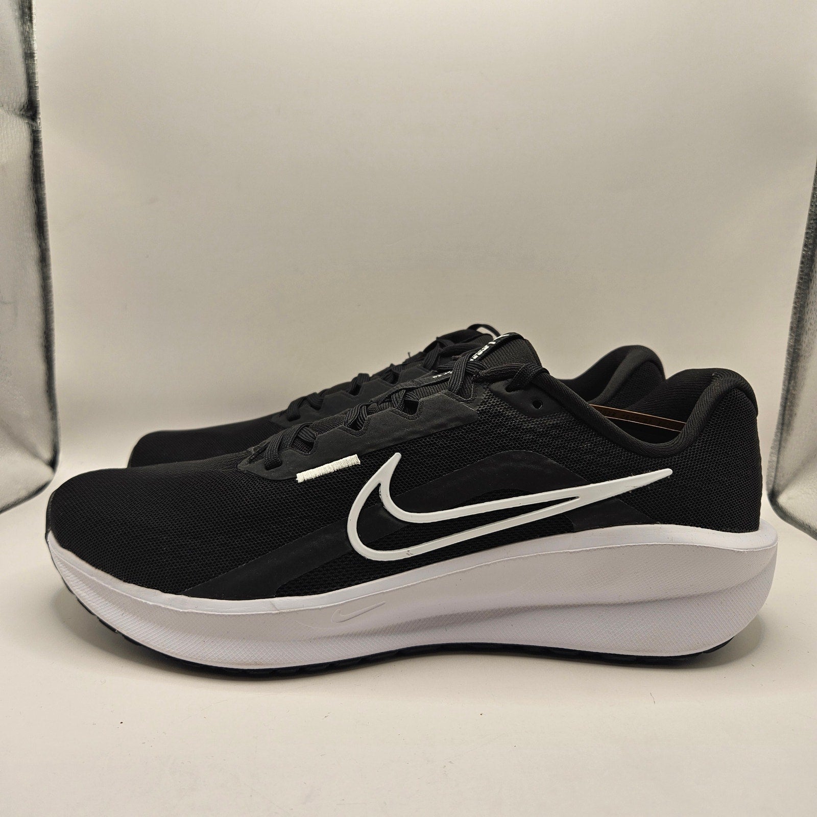 NIKE MEN'S 11 DOWNSHIFTER 13 BLACK WHITE NWOB FD6454-001