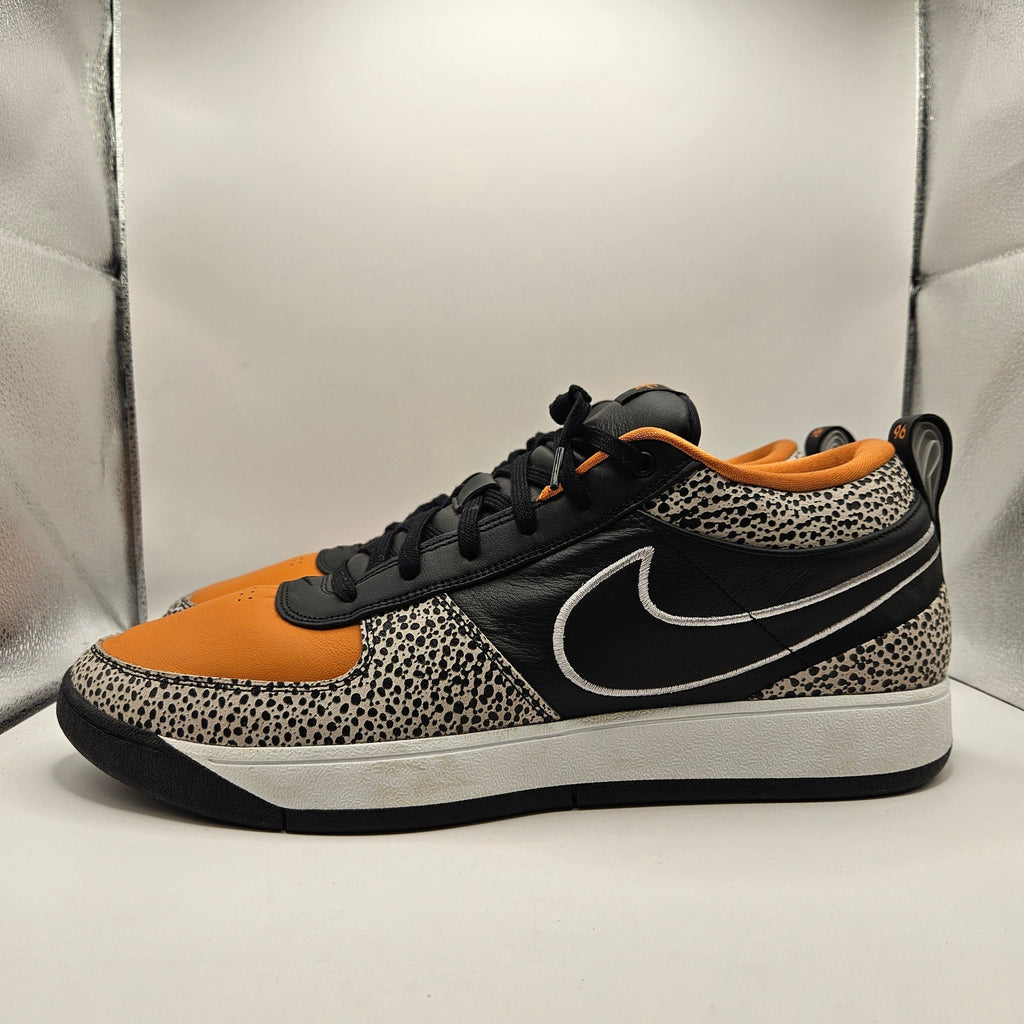 NIKE MEN'S 18 BOOK 1 BLACK WHITE AIR SAFARI RETRO BASKETBALL HV2096-001 NWOB