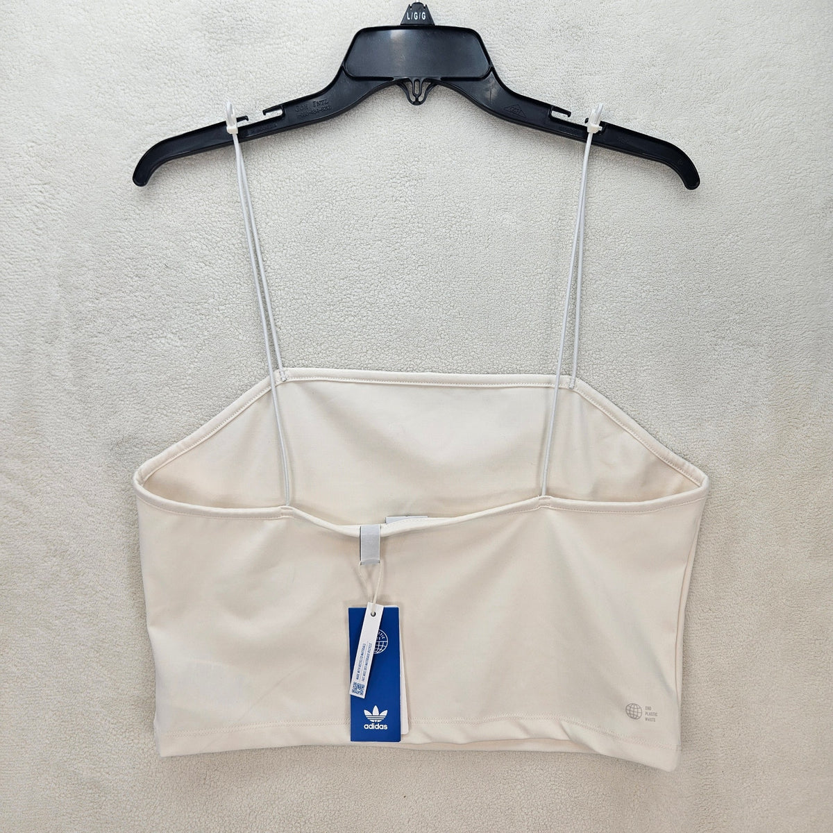 ADIDAS ORIGINALS WOMEN'S XL ELASTIC TOP CHALK WHITE NWT