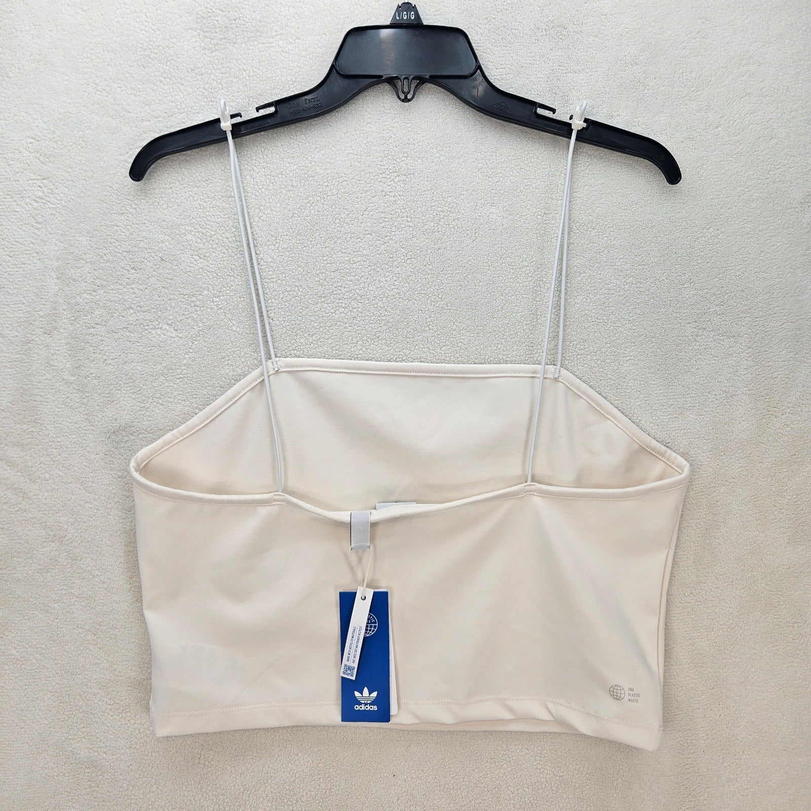 ADIDAS ORIGINALS WOMEN'S XL ELASTIC TOP CHALK WHITE NWT