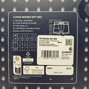 LEVI'S MEN'S MEDIUM 4 PIECE PLAID ALL OVER PRINT GIFT BOX SET NIB