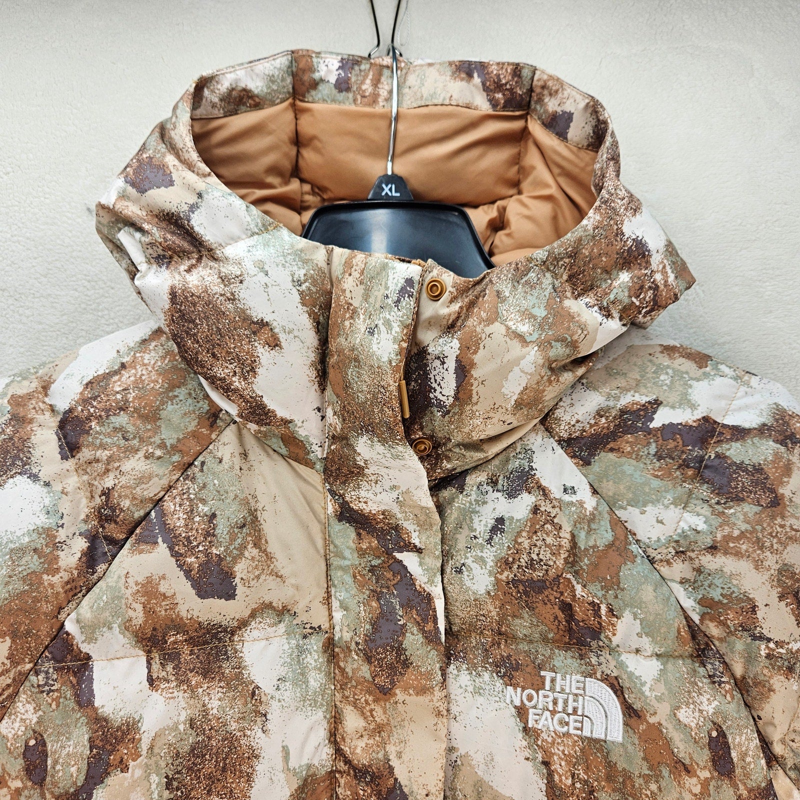THE NORTH FACE WOMEN'S S HYDRENALITE DOWN JACKET MIDI ALMOND BUTTER NWT