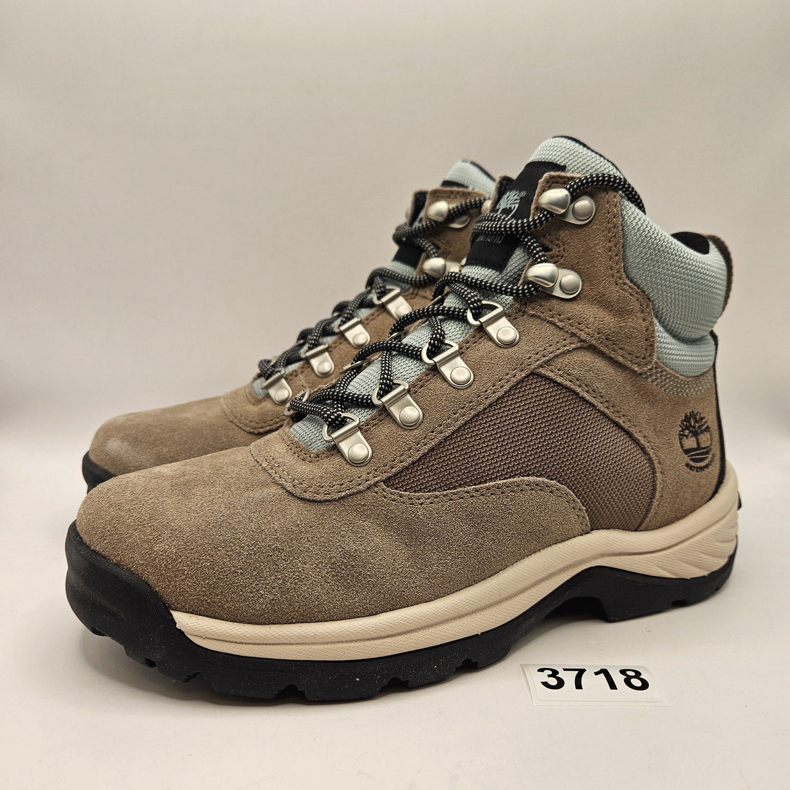 TIMBERLAND WOMEN'S 7 WHITE LEDGE WATERPROOF HIKING BOOT TAUPE GRAY NWOB