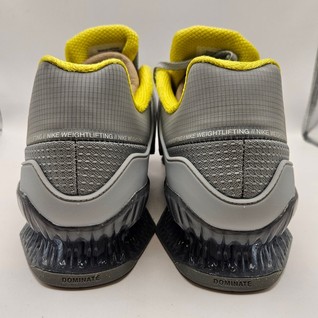 NIKE MEN'S 14 ROMALEOS 4 WOLF GREY LIGHTENING WEIGHTLIFTING GYM SHOES CD3463-002
