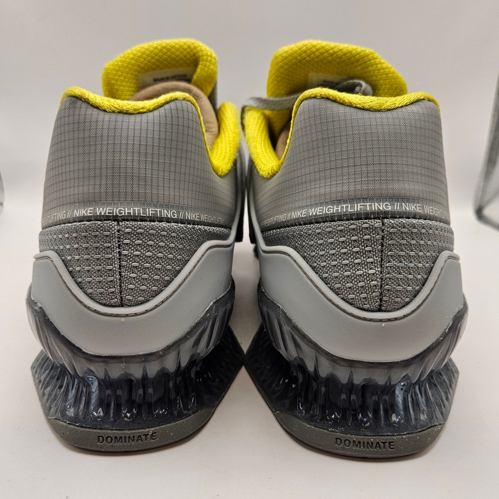 NIKE MEN'S 14 ROMALEOS 4 WOLF GREY LIGHTENING WEIGHTLIFTING GYM SHOES CD3463-002