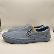 VANS MEN'S 10.5 CLASSIC SLIP ON PASTEL MONO DUSTY BLUE NWOB