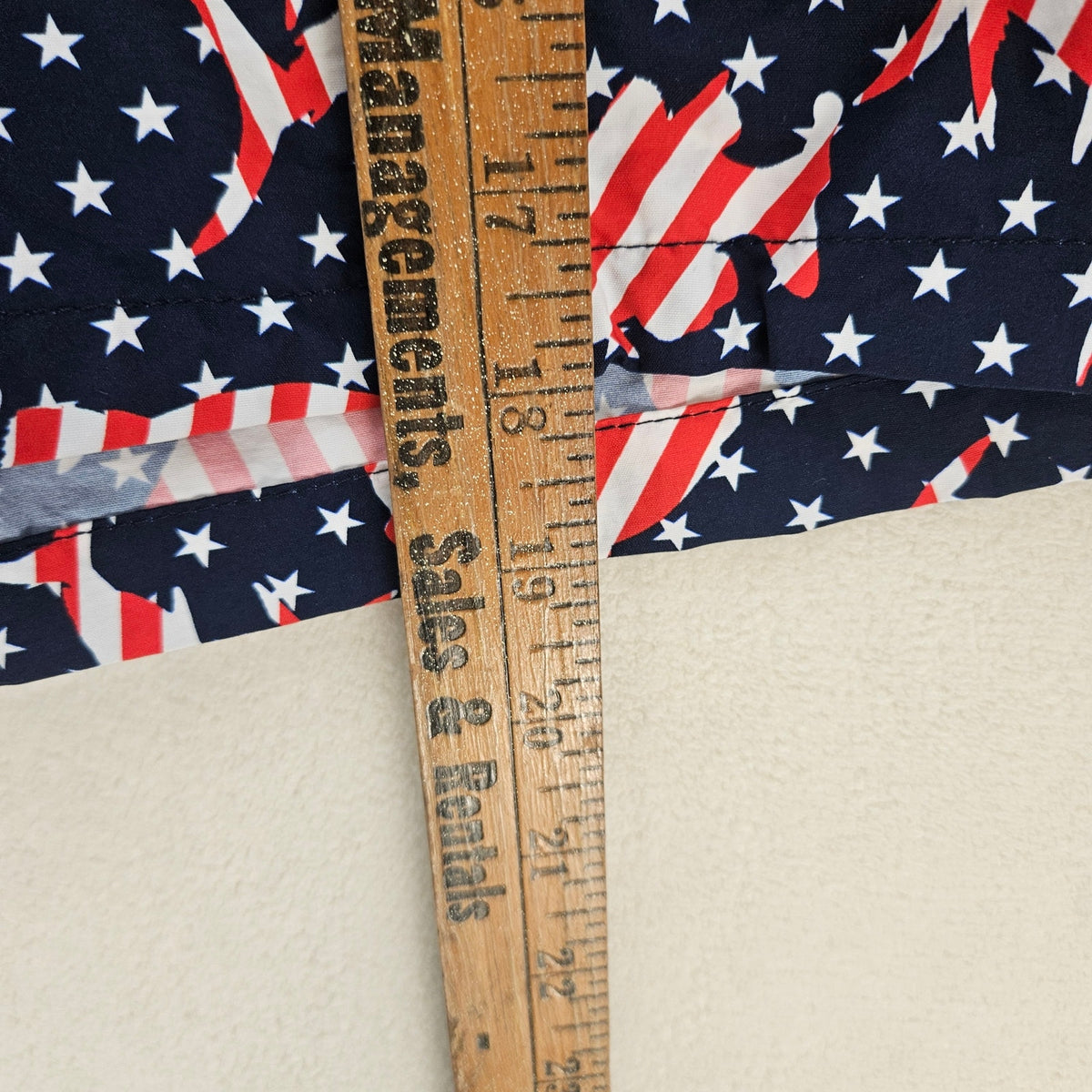 COLUMBIA PFG MEN'S XL AMERICANO FLAG PATRIOTIC BEACH SHORT CLEARWATER SHORES NWT