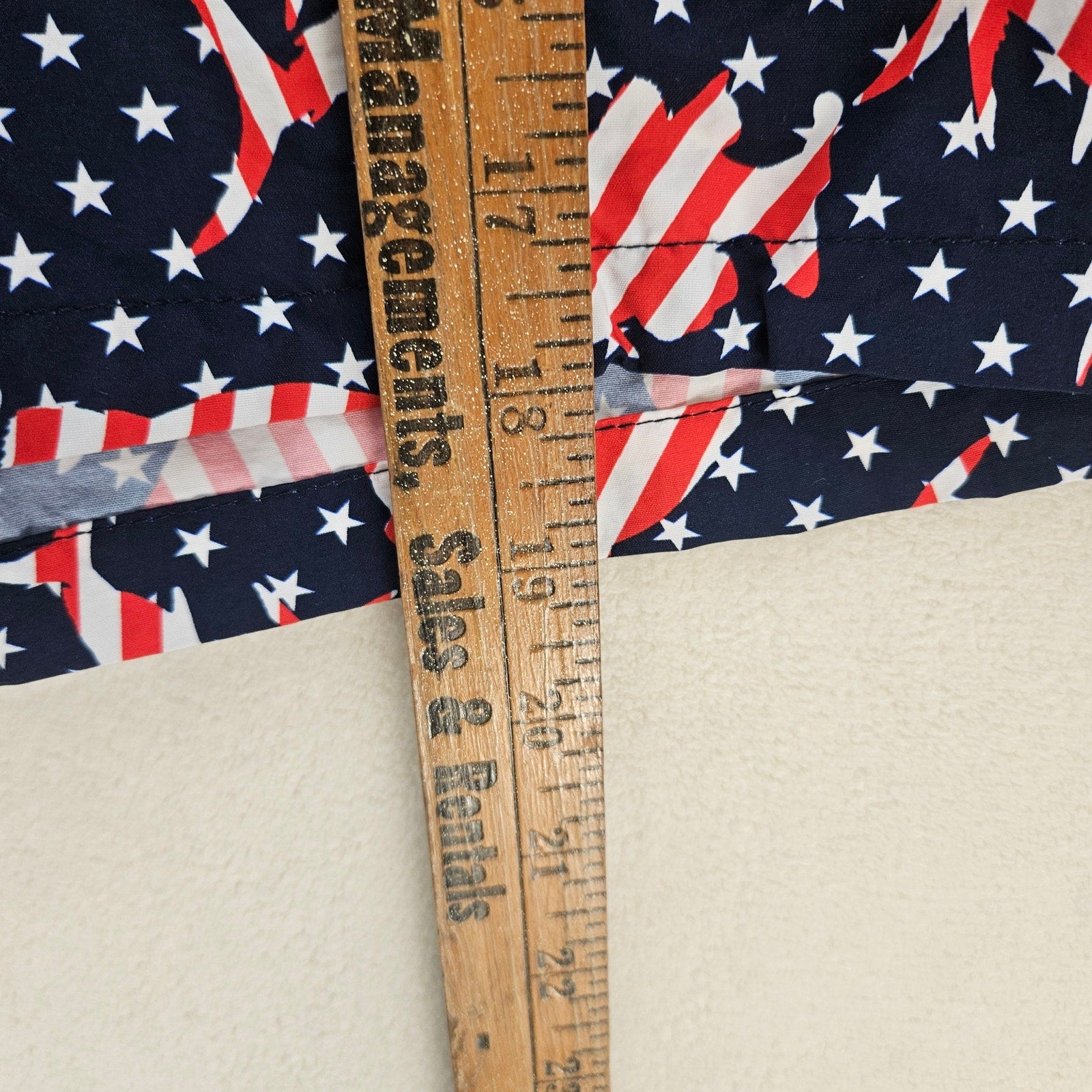 COLUMBIA PFG MEN'S XL AMERICANO FLAG PATRIOTIC BEACH SHORT CLEARWATER SHORES NWT