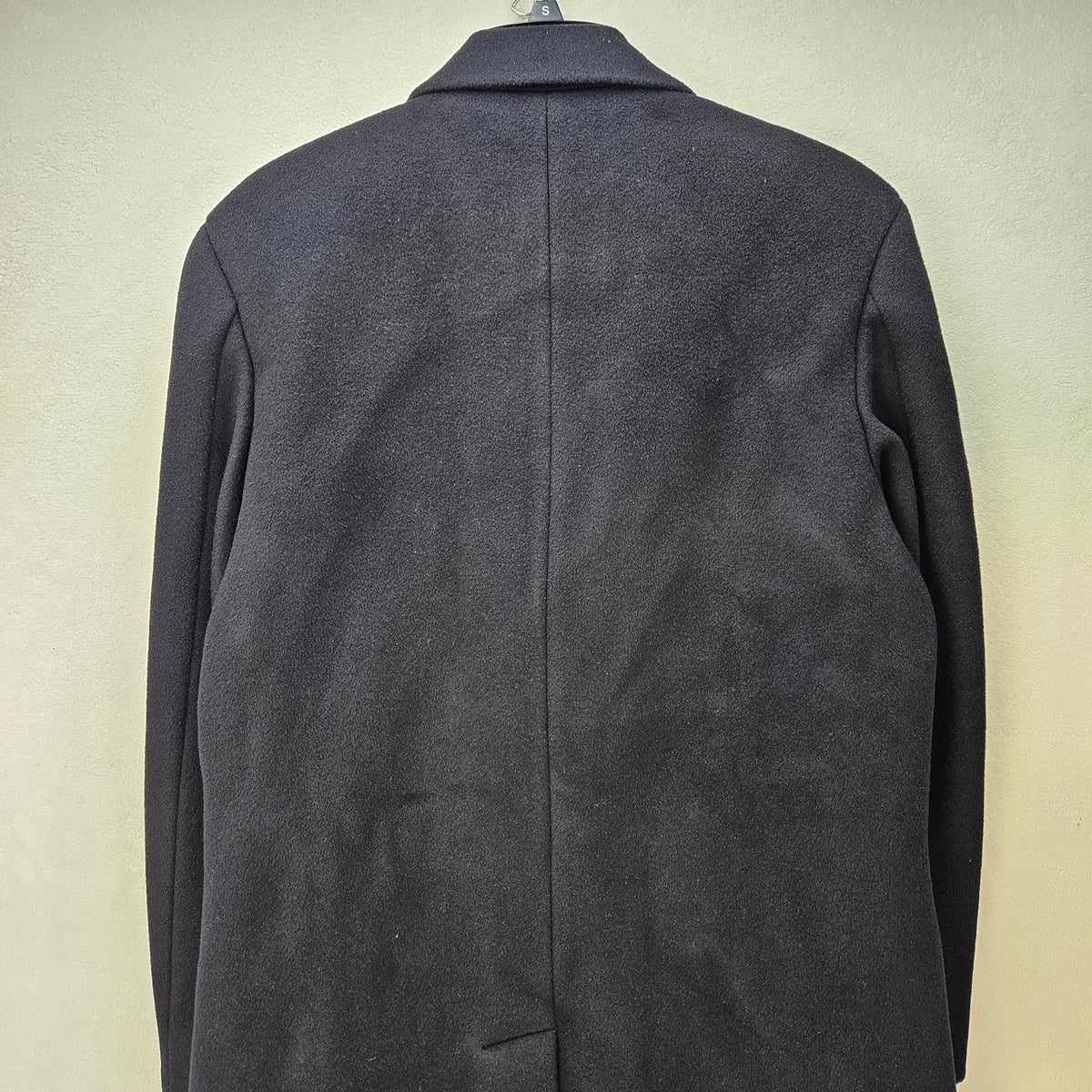 CALVIN KLEIN MEN'S MED. BY NIGHT CASHMERE WOOL BLEND OVERCOAT BLACK BEAUTY $699