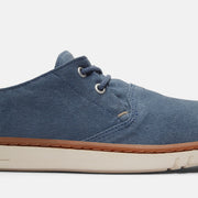 TIMBERLAND MEN'S 8.5 HOOKSET LOW LACE SNEAKER BLUE CANVAS BOAT SHOE TB0A6CNJEP4