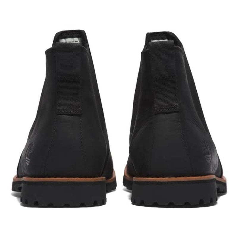 TIMBERLAND MEN'S 11.5 ATTLEBORO MID CHELSEA BOOT JET BLACK TB0A624N015 NIB