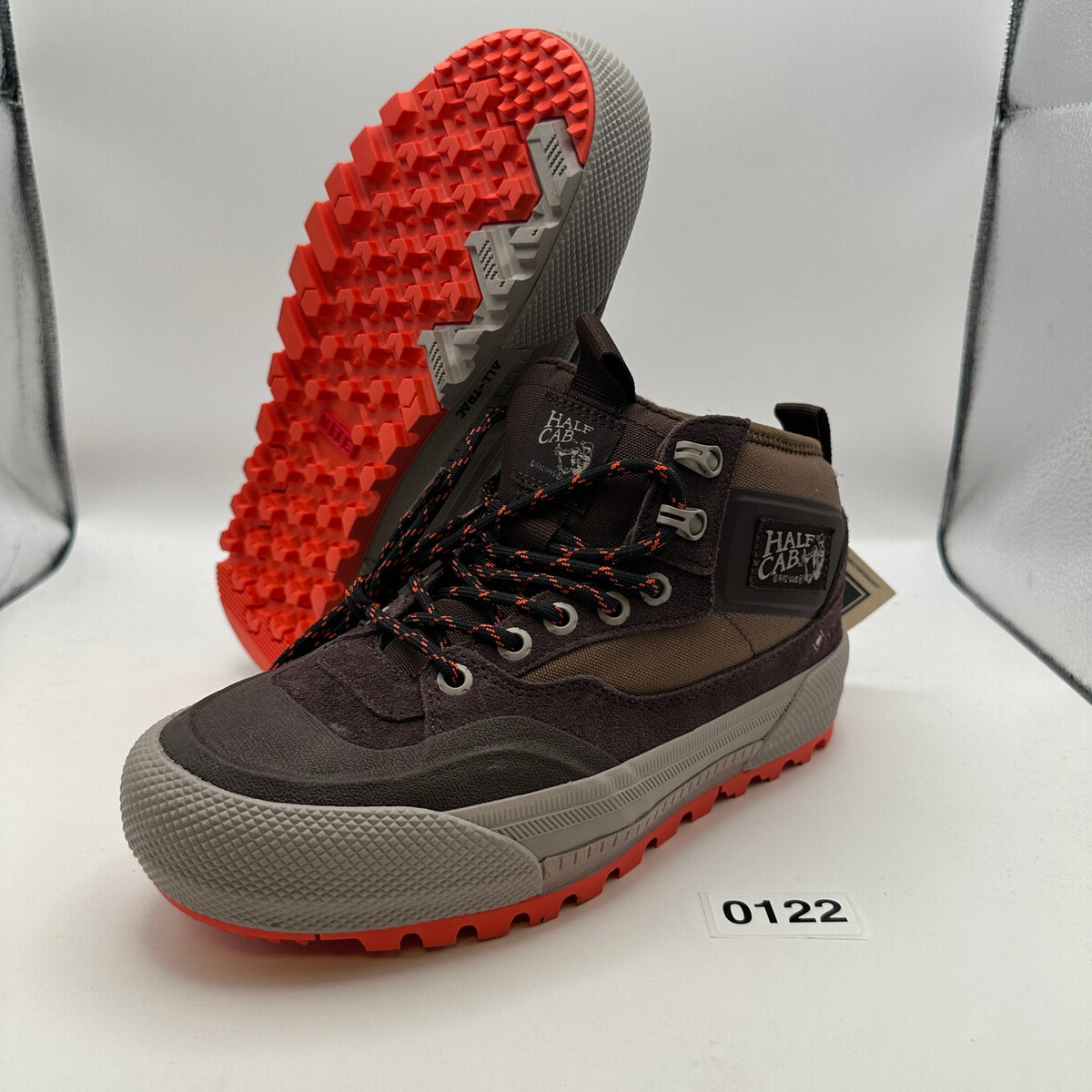 VANS Half Cab GORE-TEX Mens Size 6 MTE Shoes Brown Gray All-Trac Ultra Cush WP
