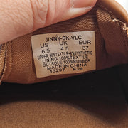 LAUREN RALPH LAUREN WOMEN'S 6.5 JINNY WOVEN SLIP-ON SNEAKER TAN NWOB