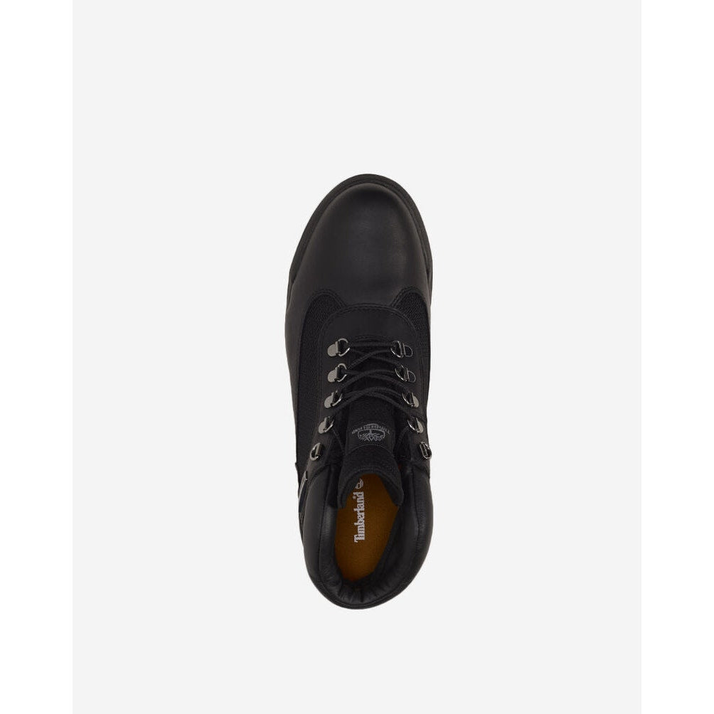 TIMBERLAND MEN'S 7 FIELD BOOT MID LACE UP WATERPROOF BLACK NIB