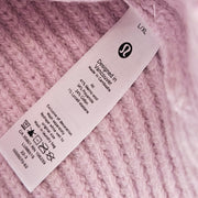 LULULEMON WOMEN'S L/XL RIBBED MERINO WOOL-BLEND KNIT BEANIE NWOT
