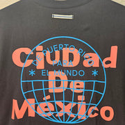 ADIDAS ORIGINAL X BAD BUNNY XL HEAVY OVERSIZED CIUDAD DE MEXICO BLACK KX4478
