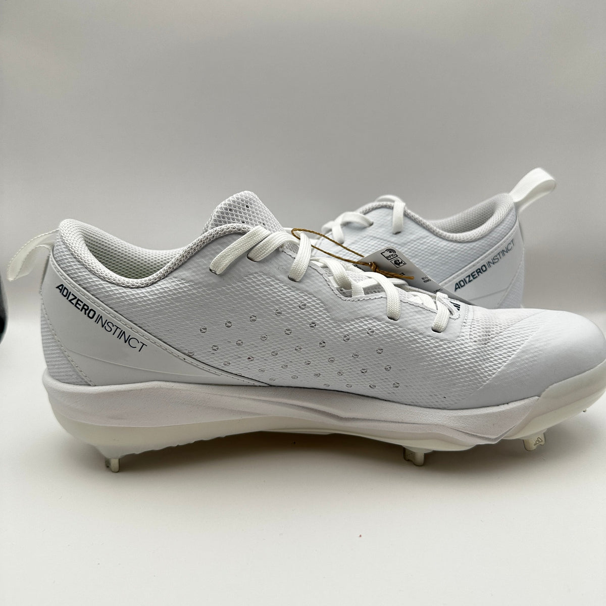 Adidas Womens Sz 10 Softball Shoes Adizero Instinct IH3468 White/Blue