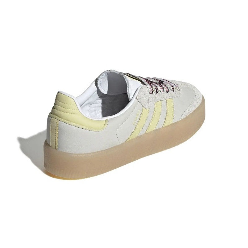 ADIDAS ORIGINALS WOMEN'S 11 SAMBAE OG SNEAKERS GREY BUTTER YELLOW JI2739 NWT