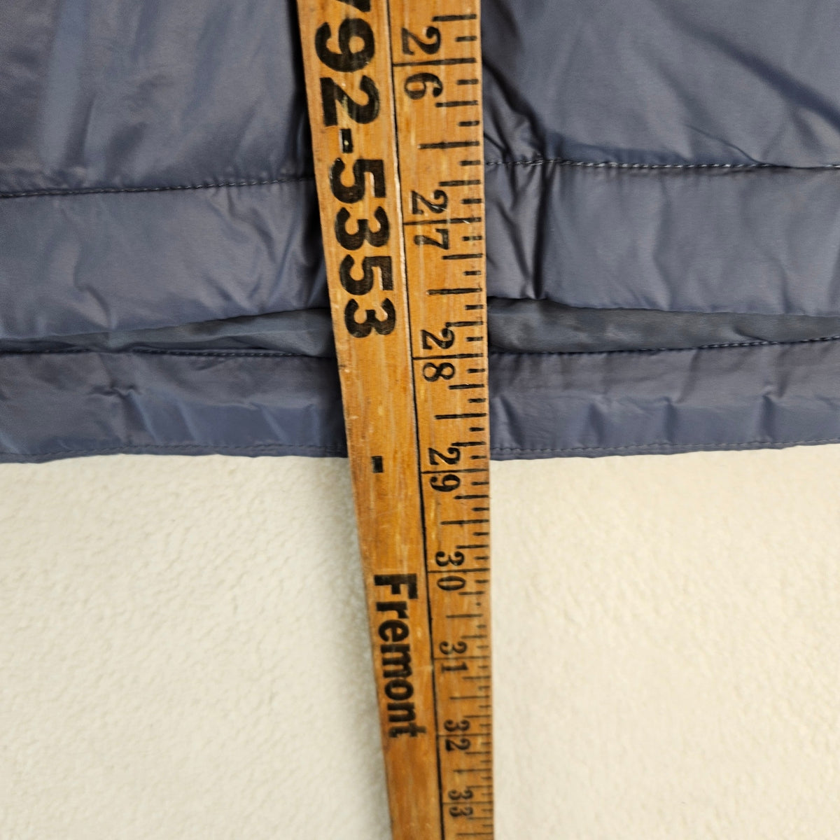 EDDIE BAUER MEN'S XLARGE DOWN PUFFER JACKET HOODED GRAY NWT