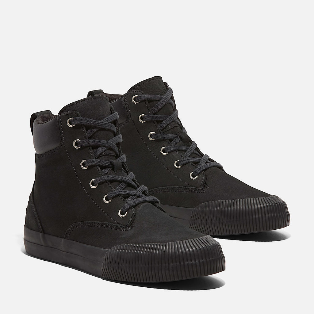 TIMBERLAND WOMEN'S 6 SKYLA BAY 2.0 HI TOP LACE SNEAKER BLACK NUBUCK NIB