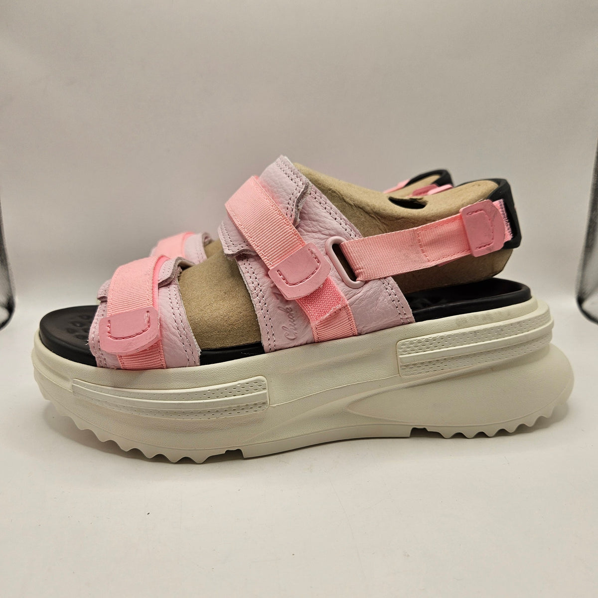 CONVERSE WOMEN'S 6 RUN STAR UTLITY CX SANDAL SUGAR BERRY A15095C NWOB