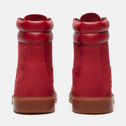 TIMBERLAND WOMEN'S 6 LINDEN WOODS 6-INCH WP BOOT DK RED NUBUCK NIB